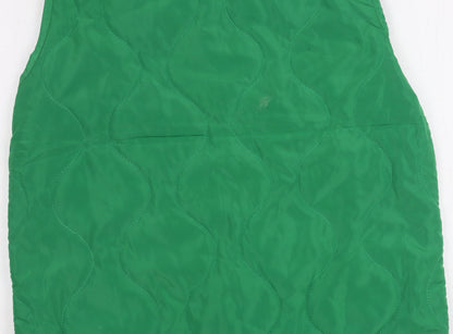 Womens UK Size 6 PRETTYLITTLETHING Green Gilet