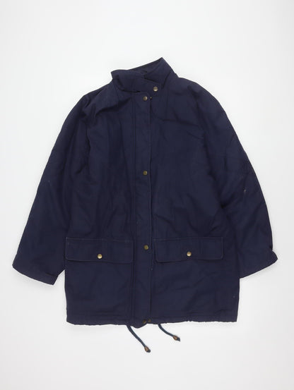 Mens UK Size L St Michael Blue Anorak Coat