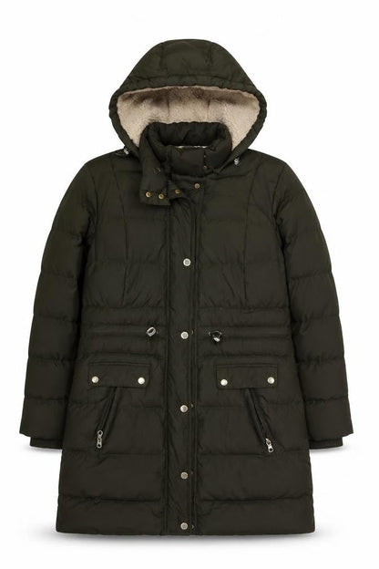 Womens UK Size L Marks and Spencer Green Puffer Jacket