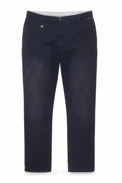 Mens UK Size 16 Marks and Spencer Regular Fit Chino Navy Trousers