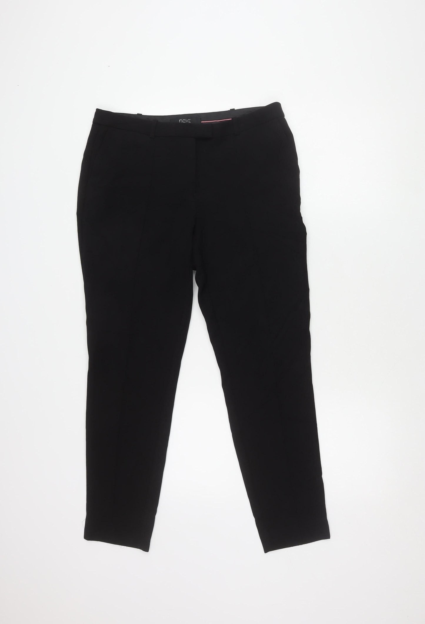 Womens UK Size 10 NEXT Regular Fit  Black Trousers