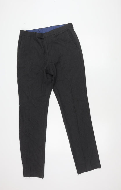 Womens UK Size 32 Marks and Spencer Slim Fit  Black Trousers