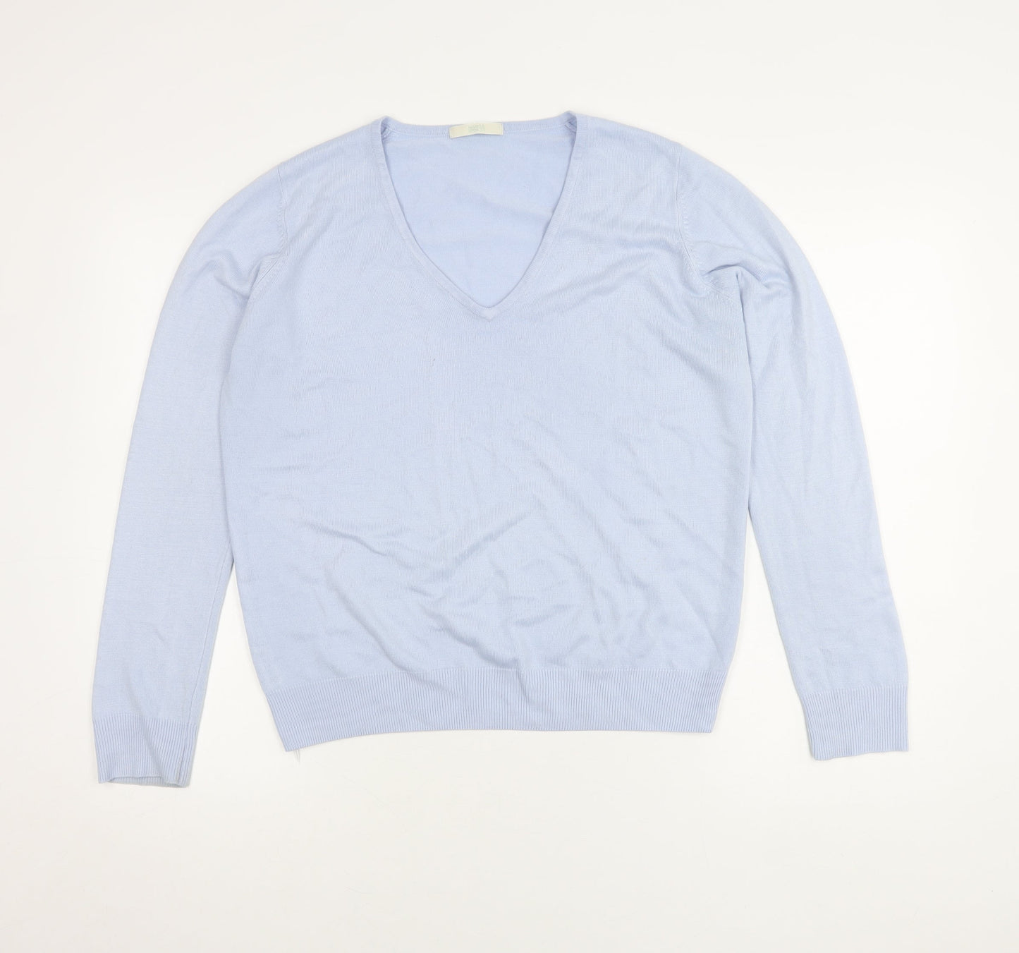 Womens UK Size 16 Marks and Spencer Blue Pullover Jumper