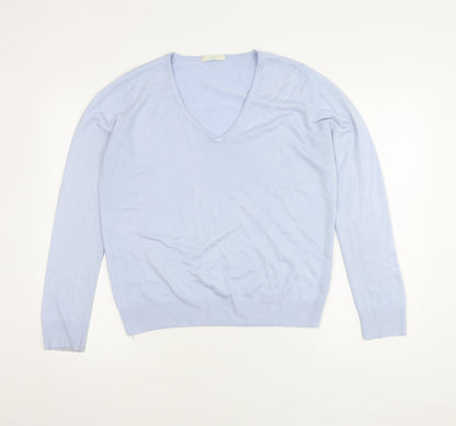 Womens UK Size 16 Marks and Spencer Blue Pullover Jumper