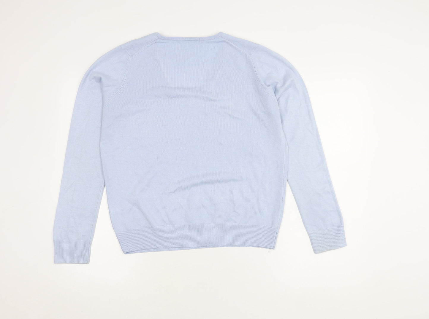 Womens UK Size 16 Marks and Spencer Blue Pullover Jumper