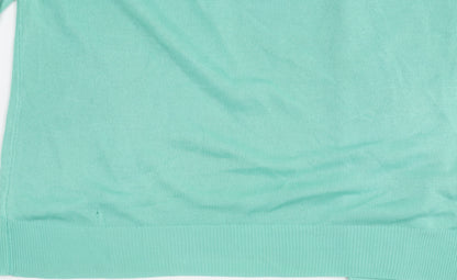 Womens UK Size 10 Marks and Spencer Green Pullover Jumper