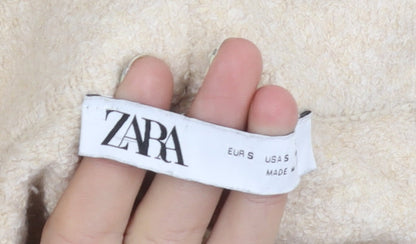 Womens UK Size S Zara   Beige Trousers