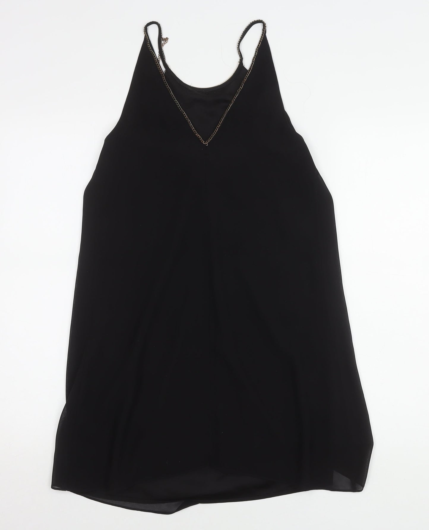 Marciano Women's Black Camisole Chain Accent Tank Top S