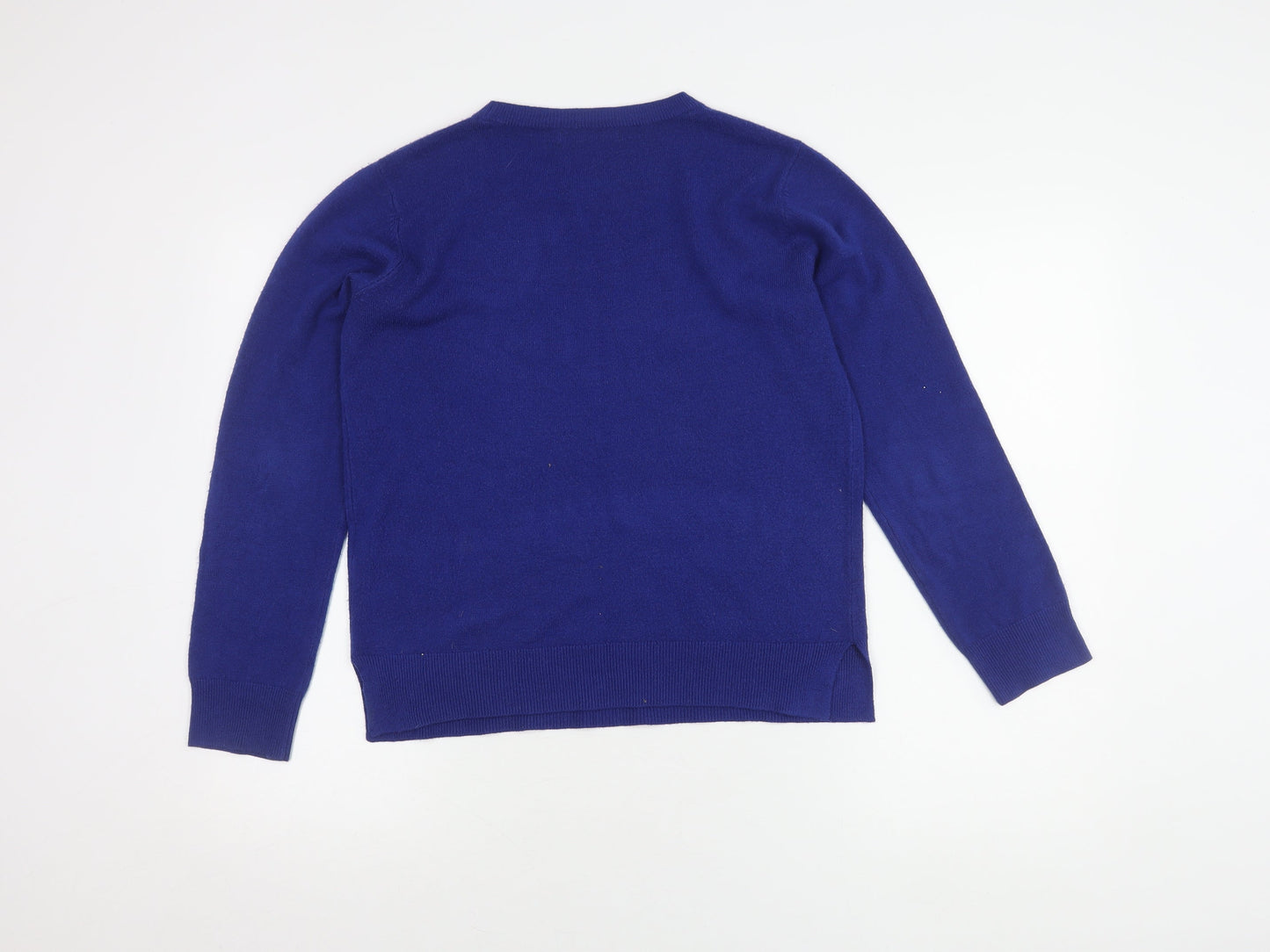 Womens UK Size 12 Marks and Spencer Blue Pullover Jumper
