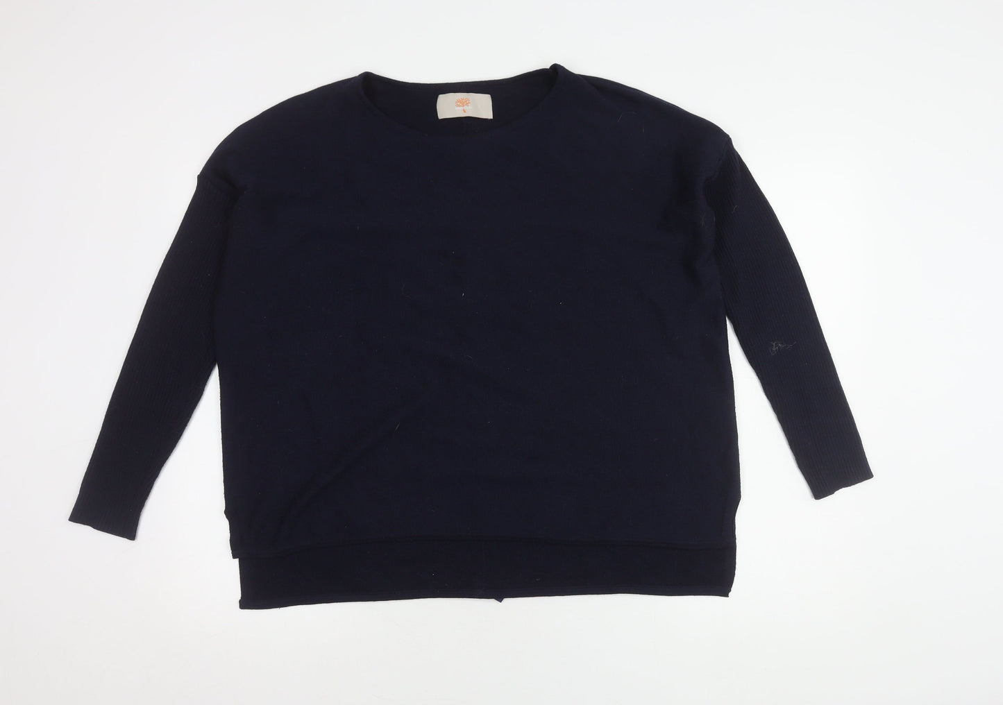 Ginger Toby Women's Blue Pullover Jumper, Size 0/S