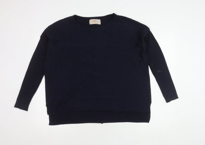 Ginger Toby Women's Blue Pullover Jumper, Size 0/S