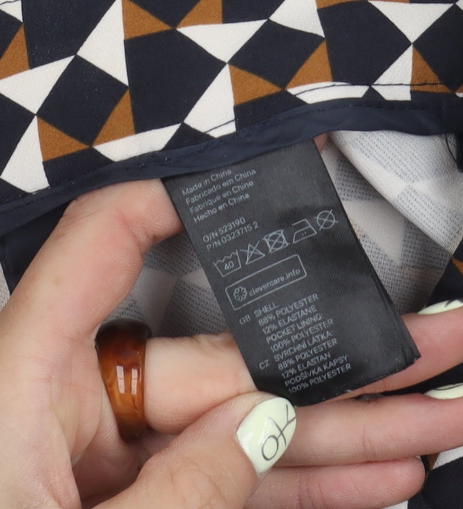 H&M Multicoloured Geometric Trousers M