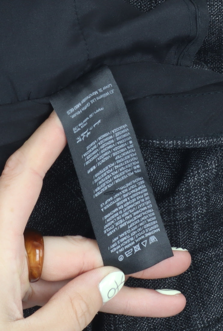 Jacamo Grey Checked Men's Trousers 44R