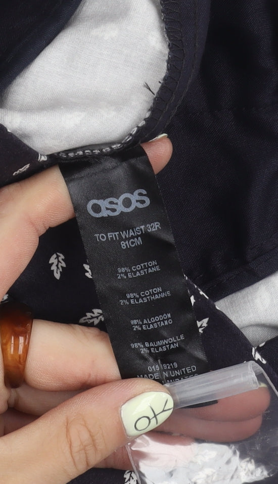 ASOS Men's Blue Chino Trousers Size 32R