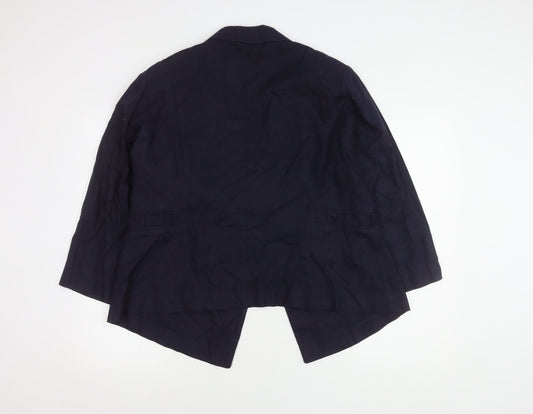 Marks & Spencer Women's Plus Size Blue Blazer