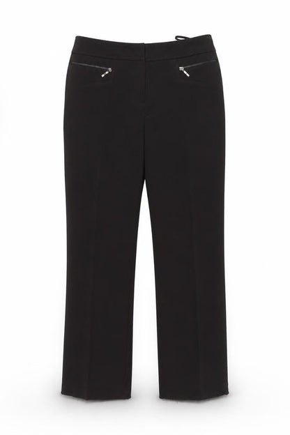 Womens UK Size 12 BHS Regular Fit Casual Black Trousers