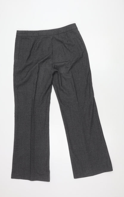 Next Women's Grey Dress Pants Size 12 Straight Leg