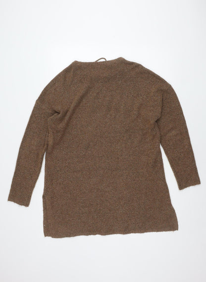 Womens UK Size M VERO MODA Brown Pullover Jumper