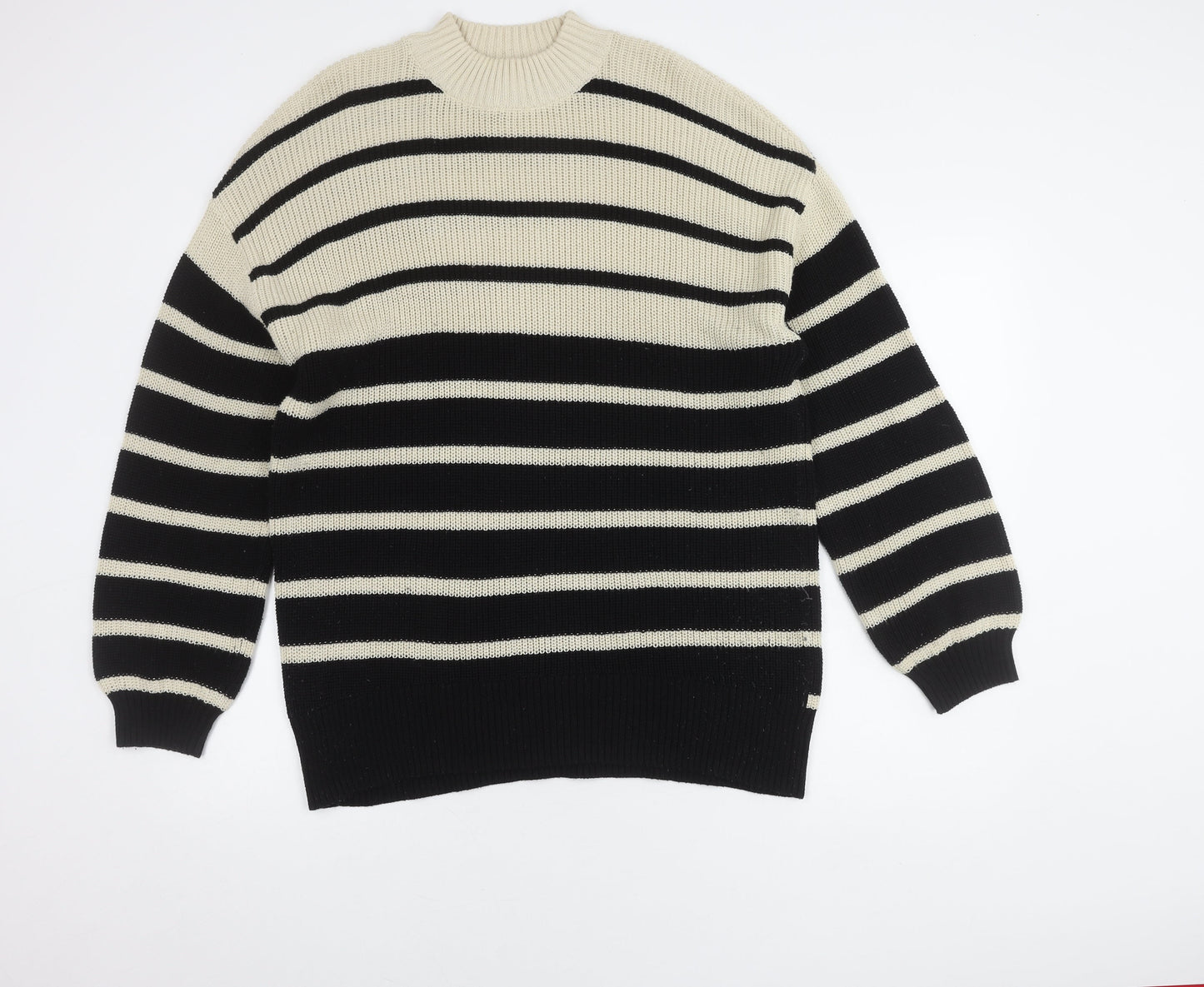 Womens UK Size S Monki Black Pullover Jumper