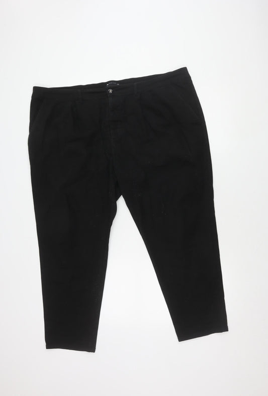 ASOS DESIGN Men's Black Trousers Size XL
