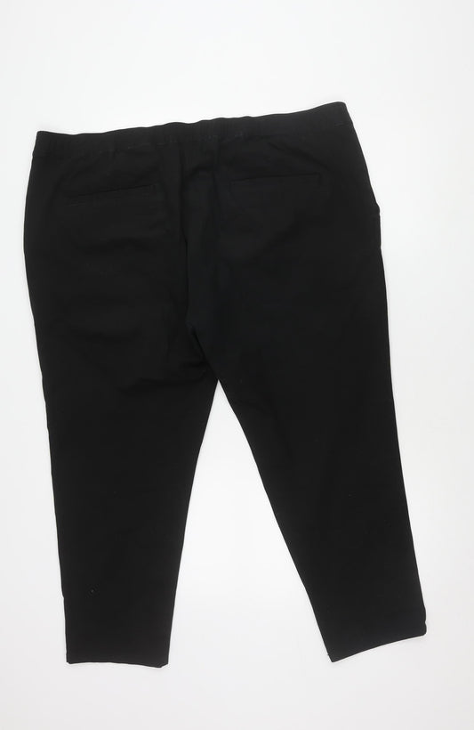 ASOS DESIGN Men's Black Trousers Size XL