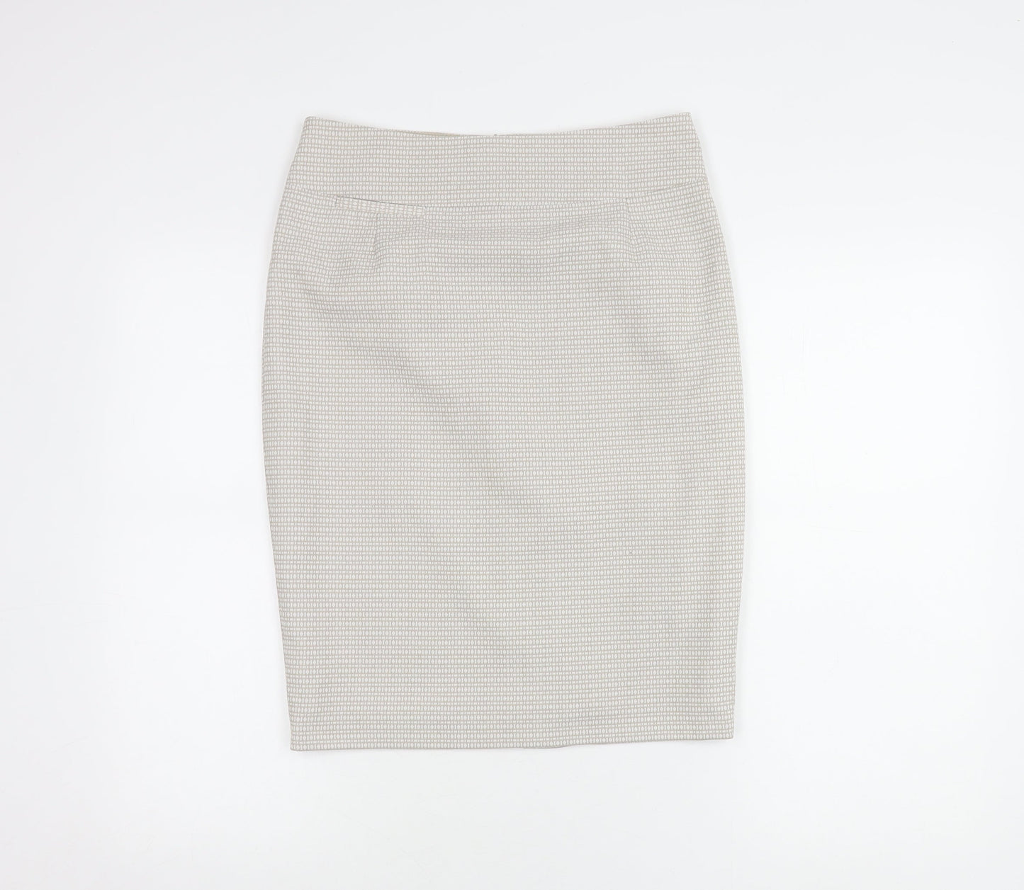 Marks and Spencer Women's Beige Size 8 Pencil Skirt