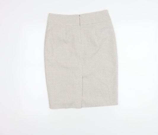 Marks and Spencer Women's Beige Size 8 Pencil Skirt