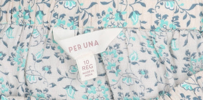 Marks and Spencer Women Multicoloured Floral Skirt Size 10