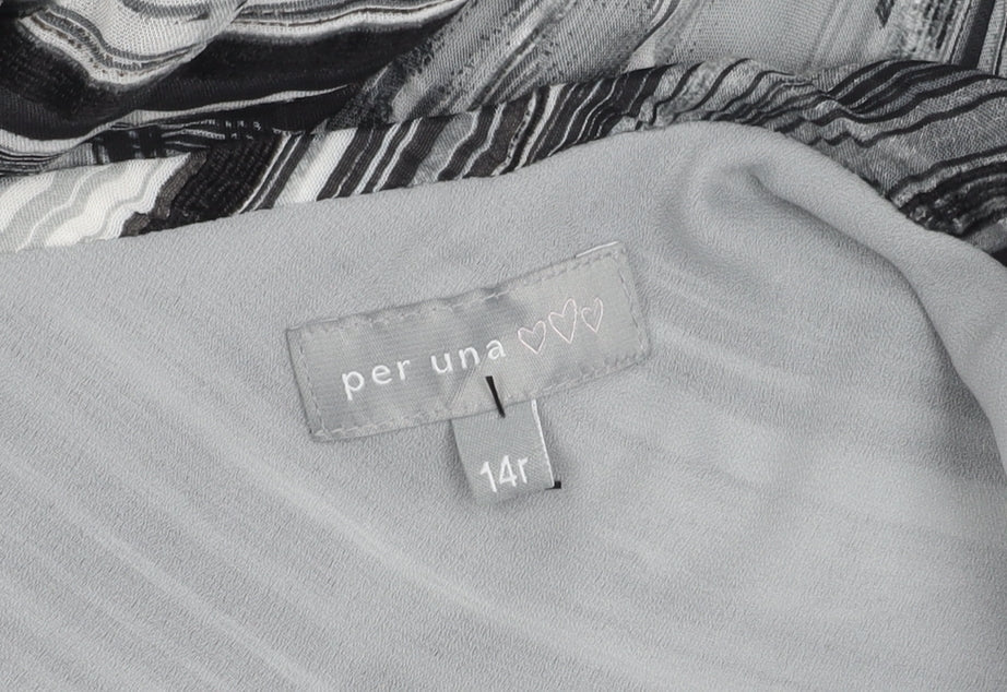 Per Una Women’s Multicoloured Geometric Skirt Size 14