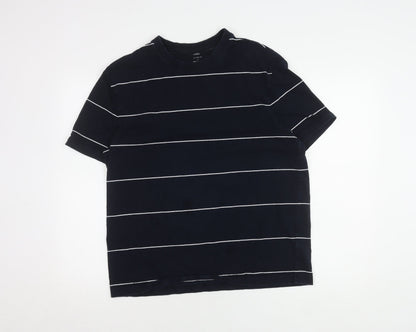 Unisex Adults UK Size L Marks and Spencer Blue Basic T-Shirt