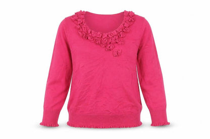 Womens UK Size 14 Per Una Pink Pullover Jumper