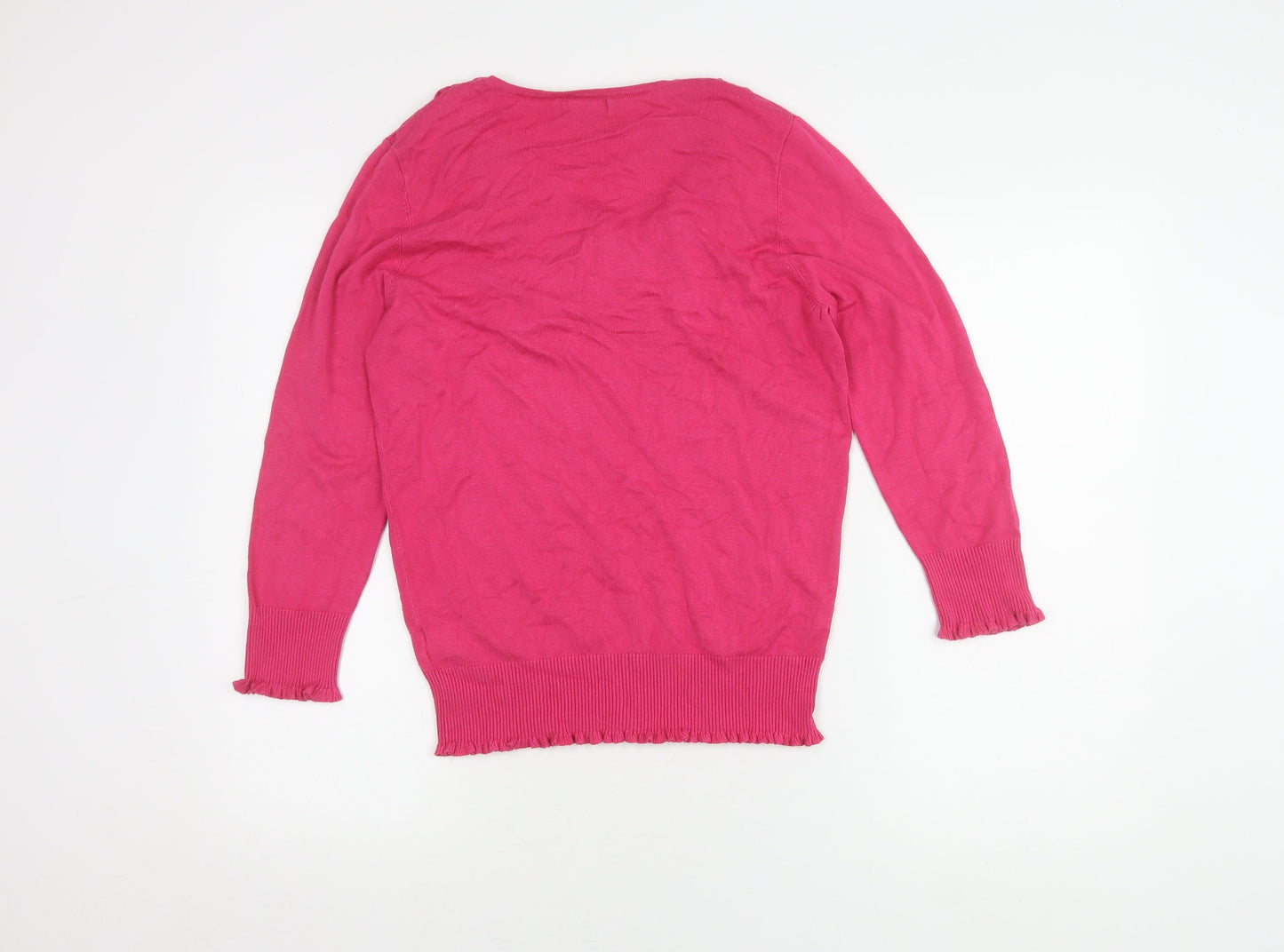 Womens UK Size 14 Per Una Pink Pullover Jumper