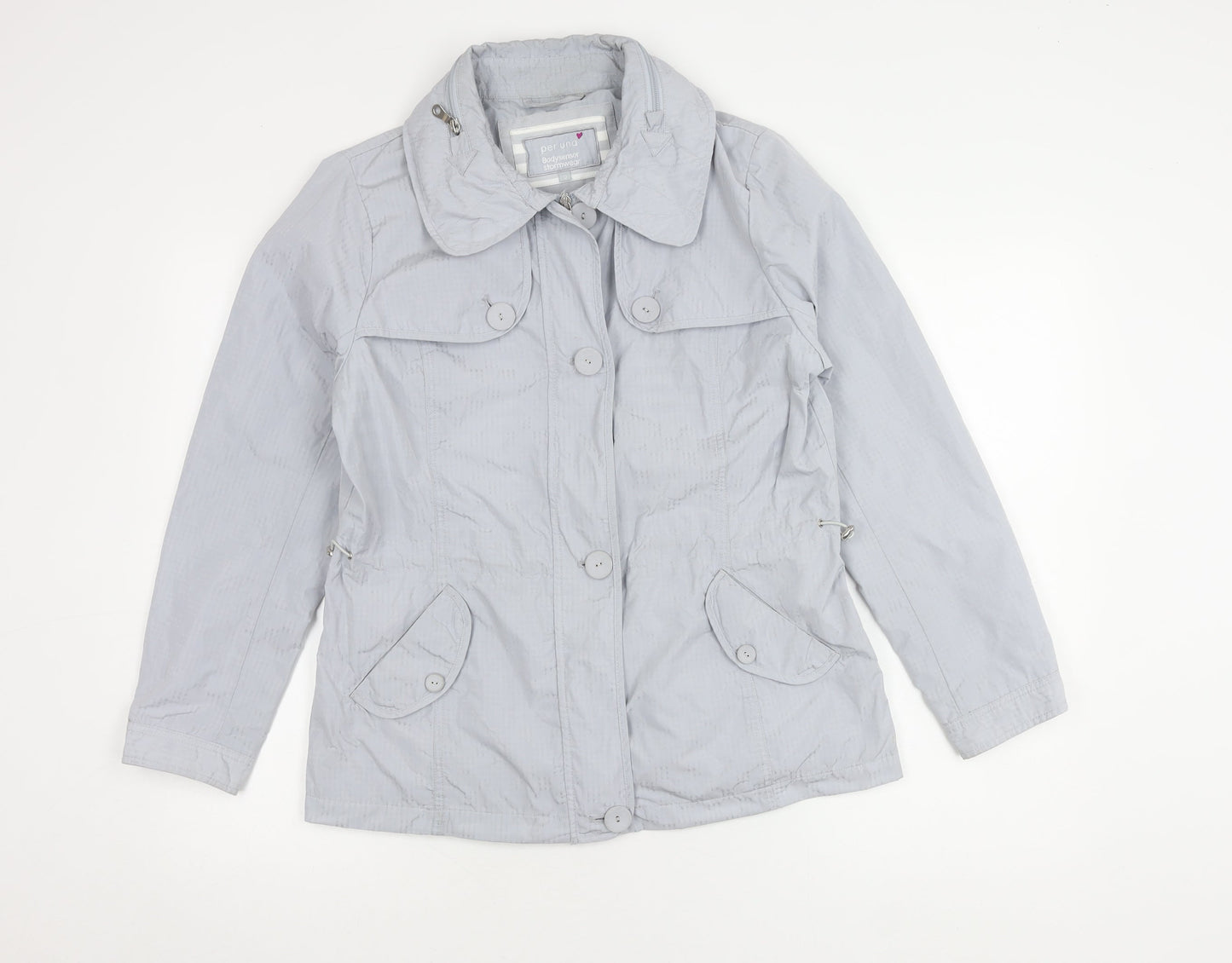 Womens UK Size 12 Marks and Spencer Grey Basic Jacket