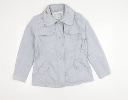 Womens UK Size 12 Marks and Spencer Grey Basic Jacket