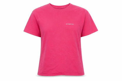 Front view of WHTRBBTLON Pink unisex music t-shirt medium