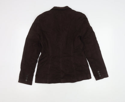 Spirit at Debenhams Women's Brown Blazer Size 10