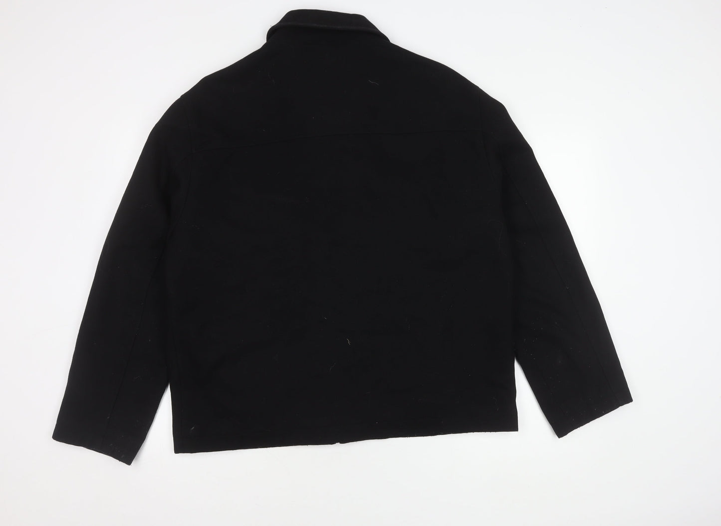 Mens UK Size L River Island Black Basic Jacket