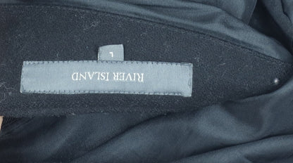 Mens UK Size L River Island Black Basic Jacket
