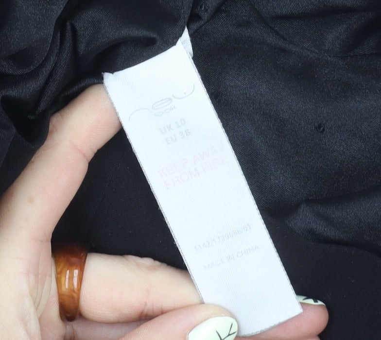 New Look Women's Black Blazer Size 10