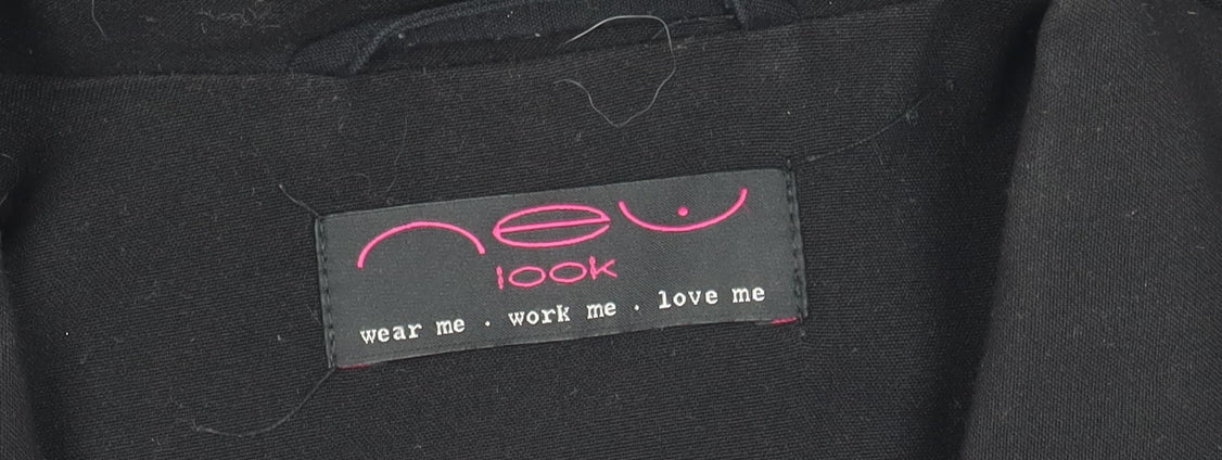 New Look Women's Black Blazer Size 10