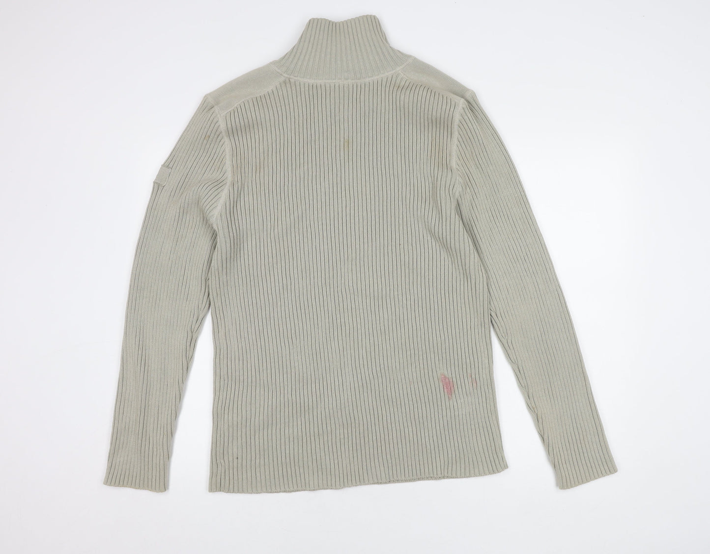 FreeBase XL Beige Full Zip Jumper for Men