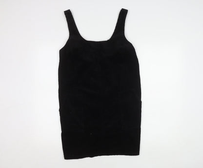 New Look Women's Black Pinafore Dress - Size 14 Sleeveless