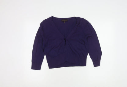 Womens UK Size M Great Plains Purple Cardigan Jumper