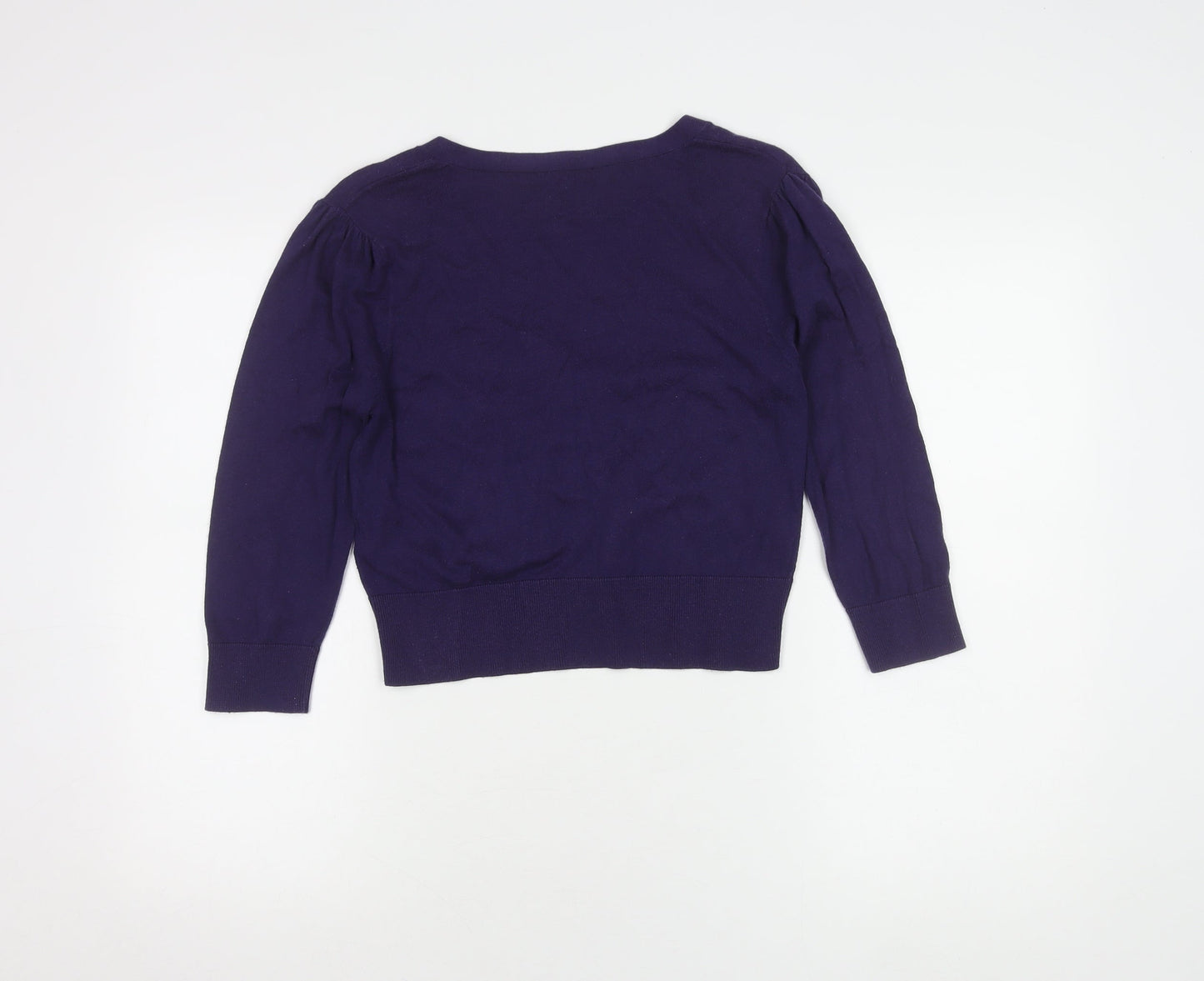 Womens UK Size M Great Plains Purple Cardigan Jumper