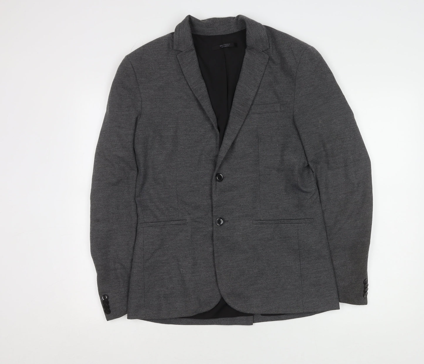 Mens UK Size 40 Zara Regular Grey Suit Jacket
