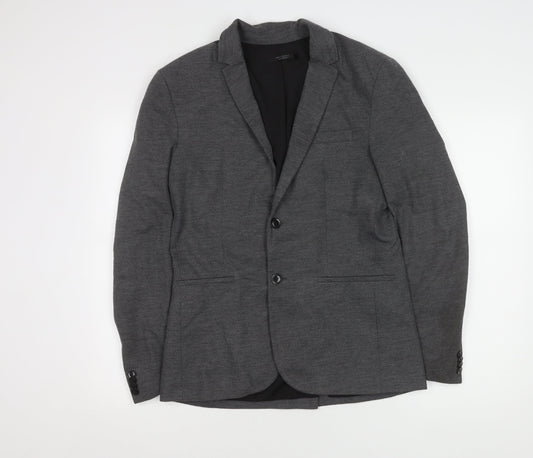 Mens UK Size 40 Zara Regular Grey Suit Jacket