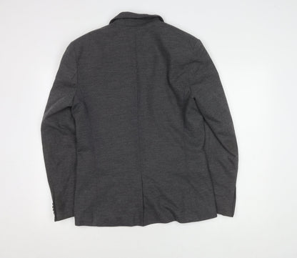 Mens UK Size 40 Zara Regular Grey Suit Jacket