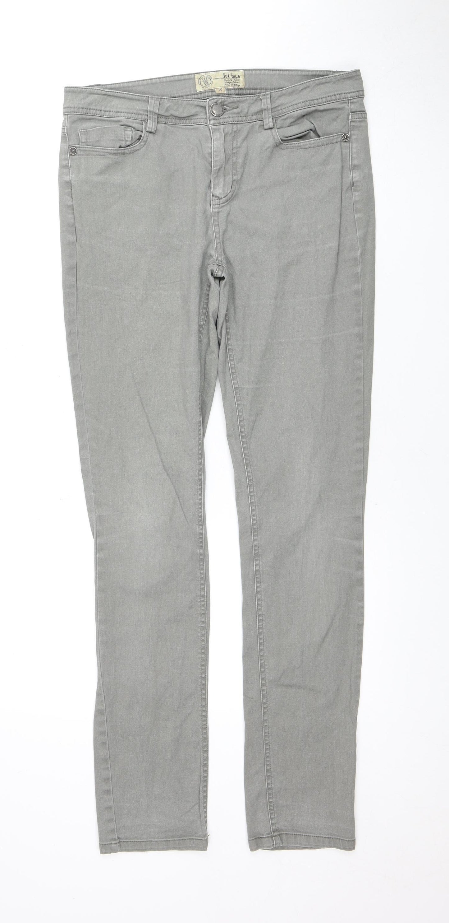 Fat Face Women's Grey Jeans Size 10