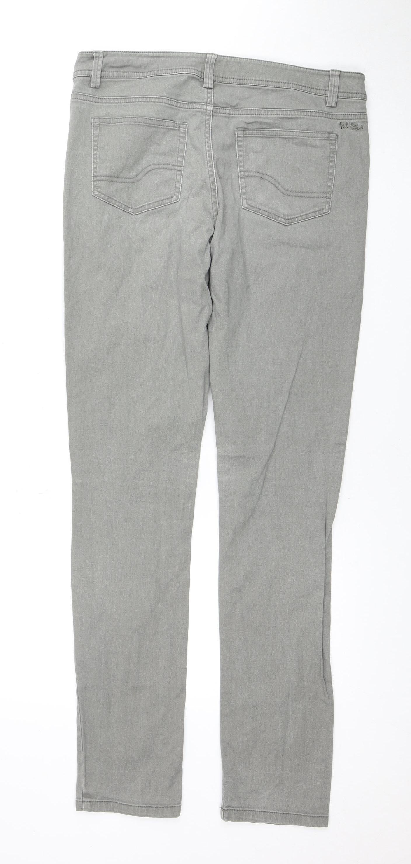 Fat Face Women's Grey Jeans Size 10
