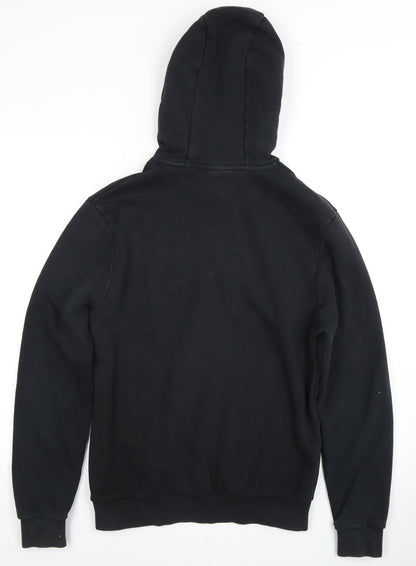 Mens UK Size S FILA Black Pullover Hoodie